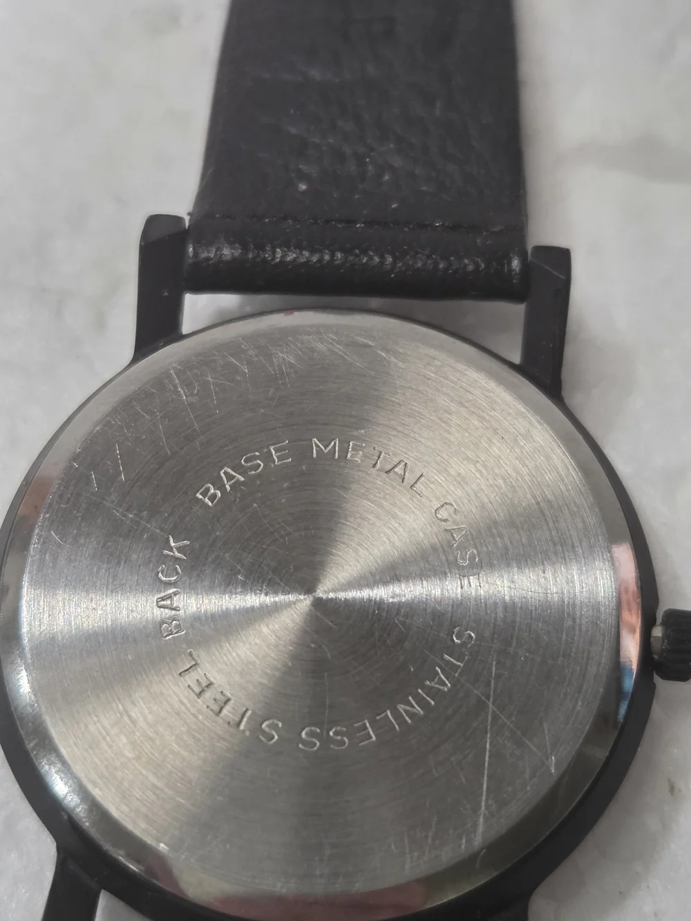 Sunflower Bee Dial Black Strap Watch